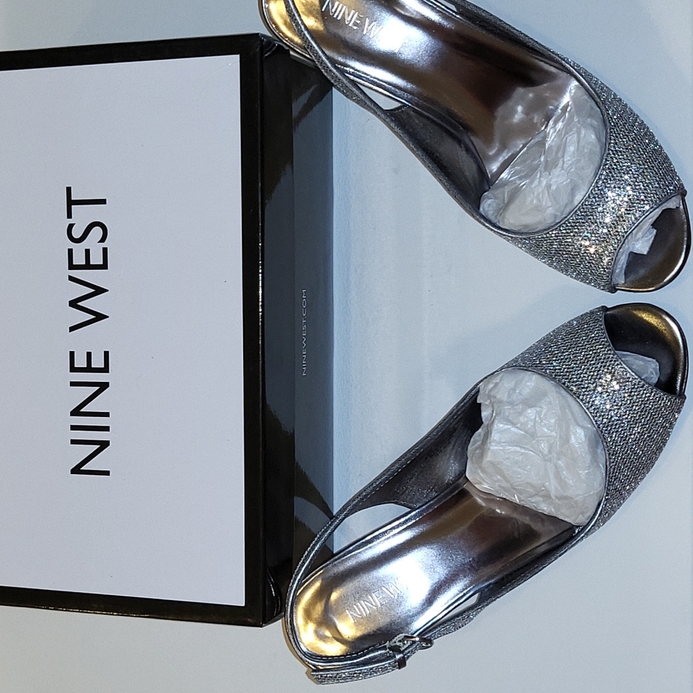 Nine west high heels!  Beautiful shoes!  Worn once for a short time!
